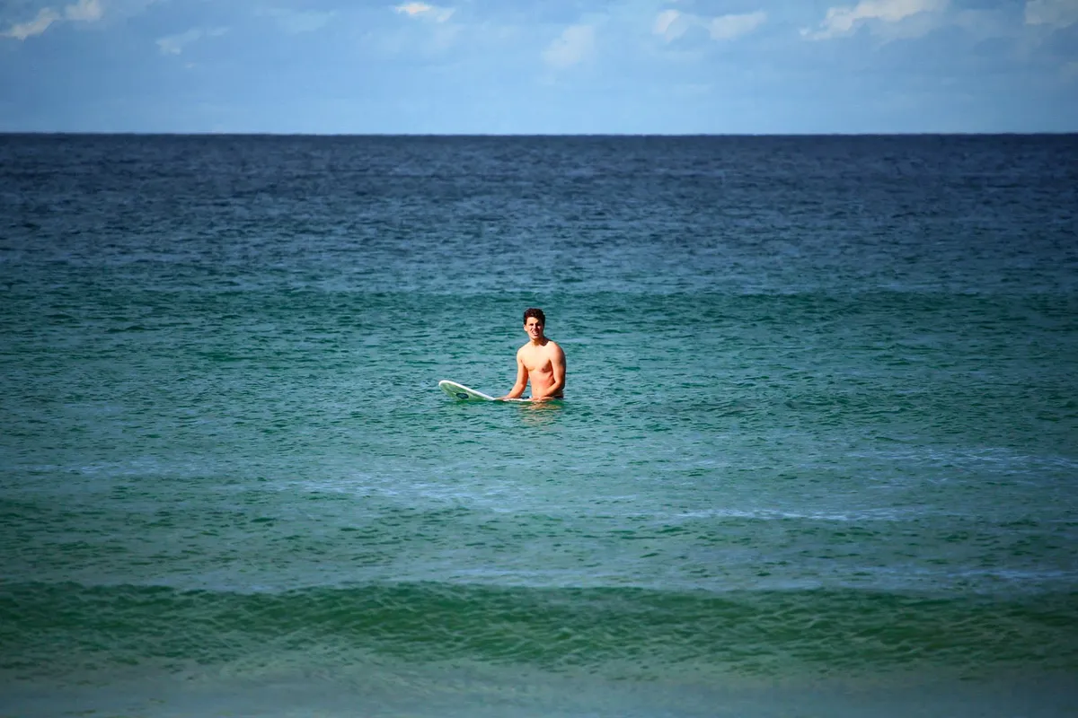 Surfer en el Mar — Sidney, Australia