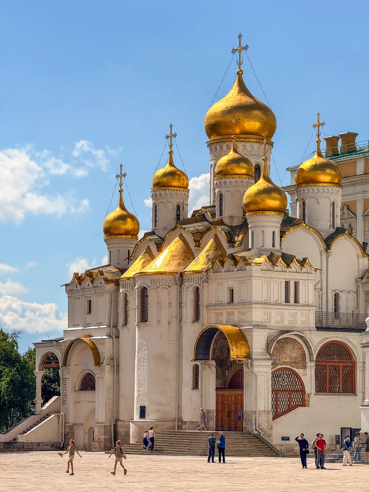 Catedral de la Anunciación en el Kremlin — Moscú, Rusia