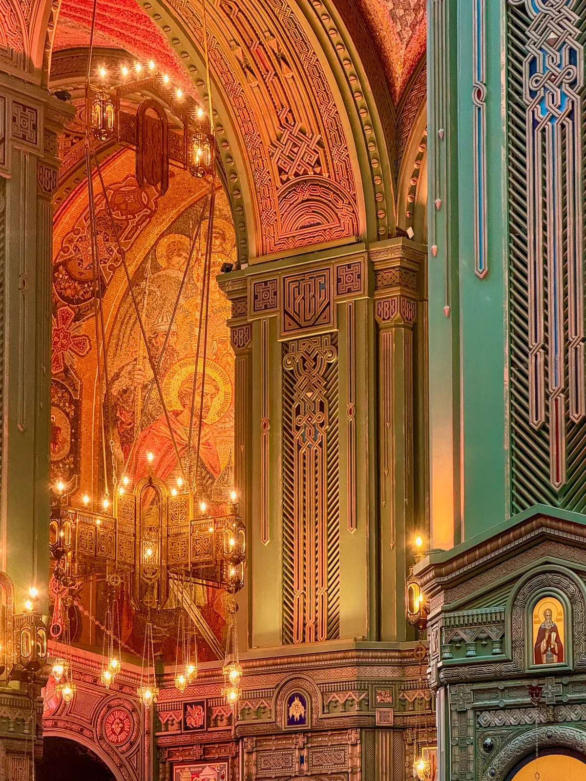 Interior de la Catedral de las Fuerzas Armadas — Kubinka, Rusia
