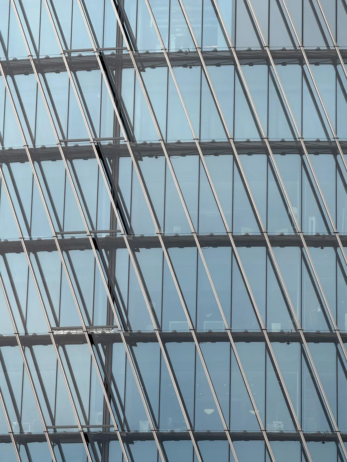 Detalle de Estructura Vidriada del Lakhta Center — San Petersburgo, Rusia