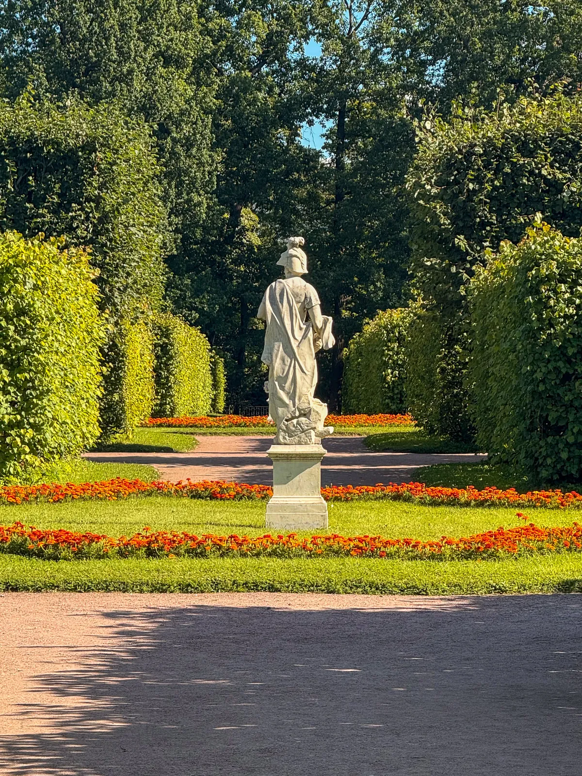 Estatua Clásica en los Jardines de Catalina — Pushkin, Rusia
