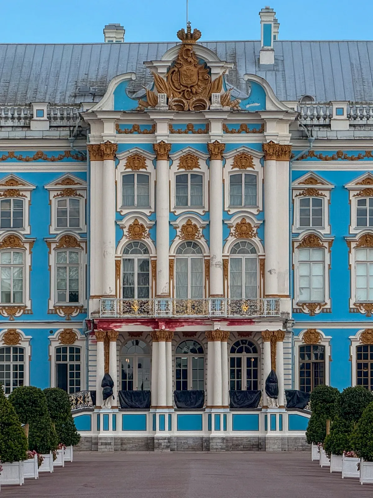 Portada Principal del Palacio de Catalina — Pushkin, Rusia